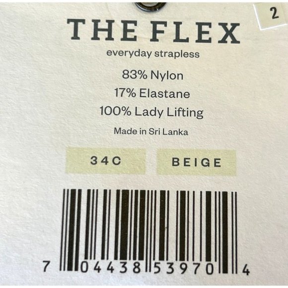 Harper Wilde The Flex Strapless Bra Size 34C Removable Straps - Picture 4 of 5